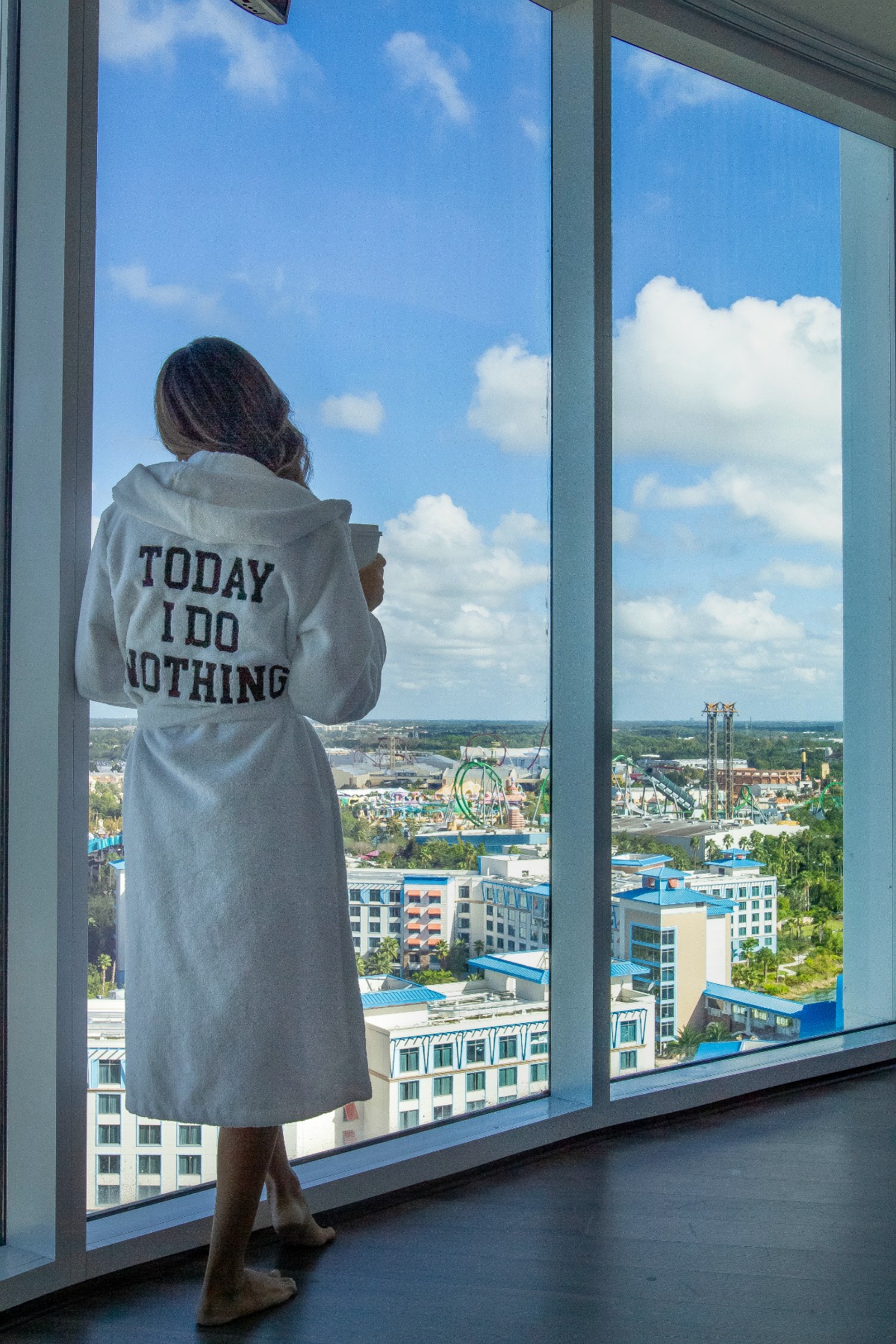 Room views of Universal's Aventura Hotel with Eleana